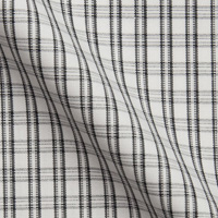 ブラックのチェック柄のオーダーシャツ用生地