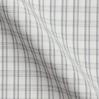 グレーのチェック柄のオーダーシャツ用生地